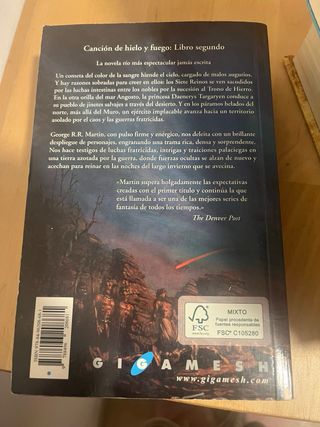 Libros juego de tronos