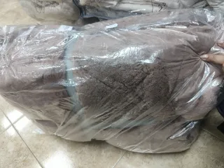 Manta de pelo con borrego nueva