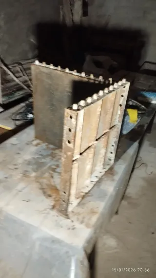 Planchas de encofrar columnas metálicas