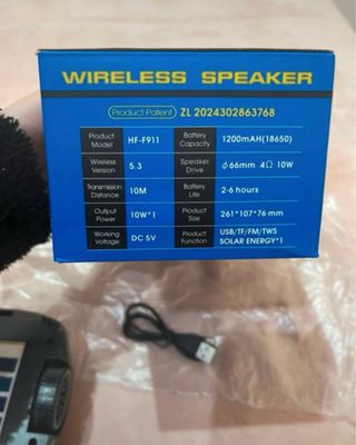 Altavoz Inalambrico Stereo Coche H@F con caja