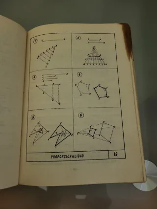 Libro antiguo de dibujo técnico año 1965