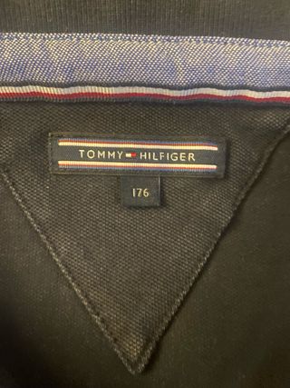 Polo chico TOMMY HILFIGER azul marino T 176 cm