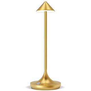 543 - Lampada LED Ricaricabile Dorata