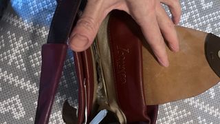 Borsa Lamnea pelle artigianale donna Colore bordò