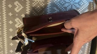 Borsa Lamnea pelle artigianale donna Colore bordò