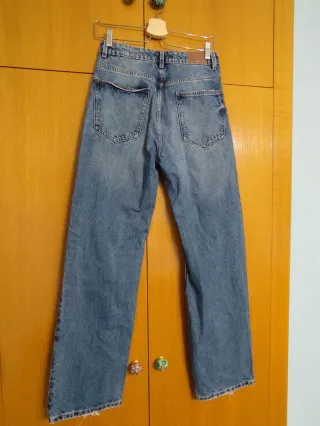Vaqueros rectos Zara azules