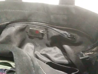 Bolso Braccialini Piel Negro y Morado