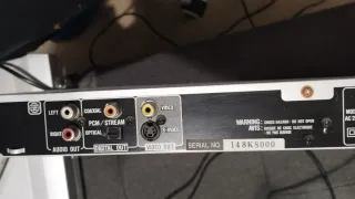 JVC Amplificador y DVD Plata