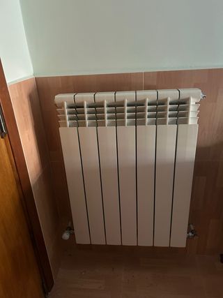 Juego 4 radiadores metal/plástico