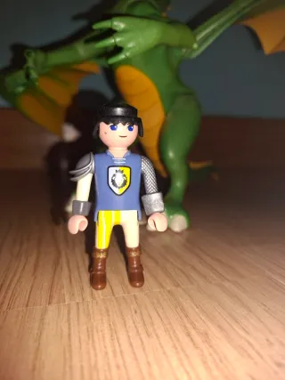 Playmobil Dragón Verde con Muñeco