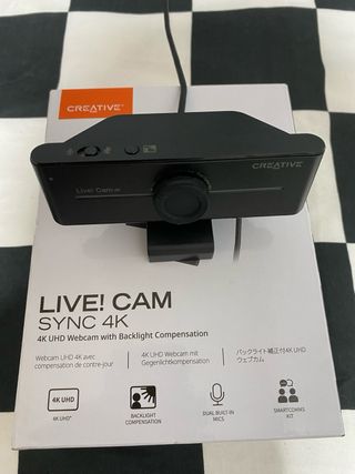 Webcam Creative Live! Cam Sync 4K Negra