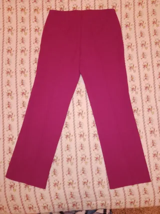 Pantalón recto mujer Logotipo talla M