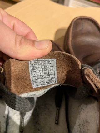 Botas Reef em Pele – T41,5 | Vintage