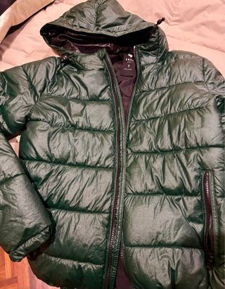 Chaqueta Plumas Verde Unisex Talla ÚnicaNuevo