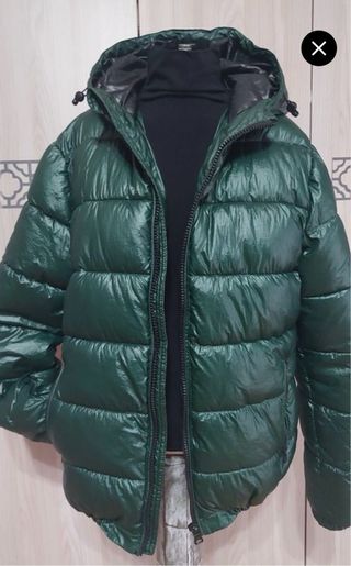 Chaqueta Plumas Verde Unisex Talla ÚnicaNuevo