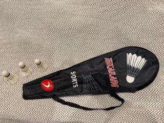 Raquetas de bádminton con volantes