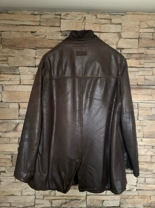 Giacca Pelle Marlboro Classics Vintage Uomo L
