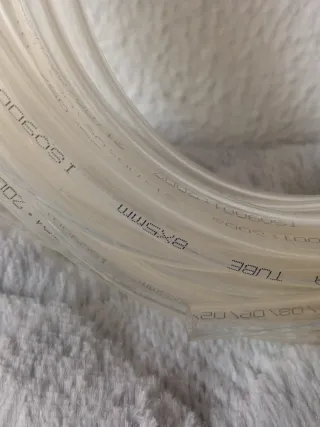 Tubo PVC Transparente 8x5mm 10m