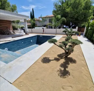Césped artificial y servicios de jardinería