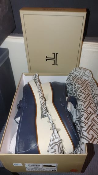 Mocasines Latouche Mujer Talla 41 Azul