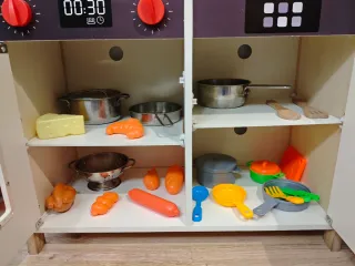 Cocina de Juguete de Madera para Niños