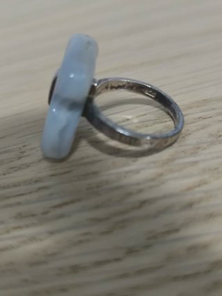 Anillo Tous Oso Lila y Plata Talla y modelo S925