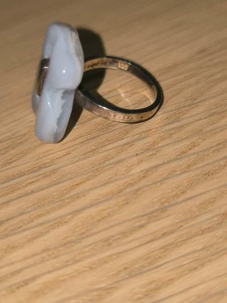 Anillo Tous Oso Lila y Plata Talla y modelo S925