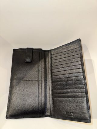 Cartera / Portadocumentos Hugo Boss Negra