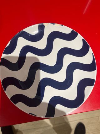 8 Platos Ikea 22 cm Diseño Ondulado