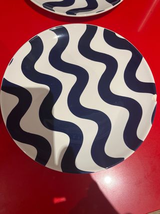 8 Platos Ikea 22 cm Diseño Ondulado