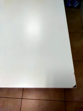 Mesa de cocina extensible Ikea blanca