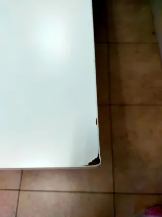 Mesa de cocina extensible Ikea blanca