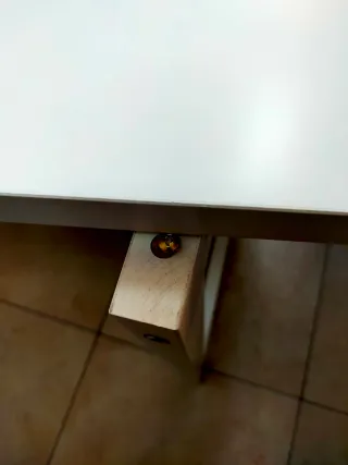 Mesa de cocina extensible Ikea blanca