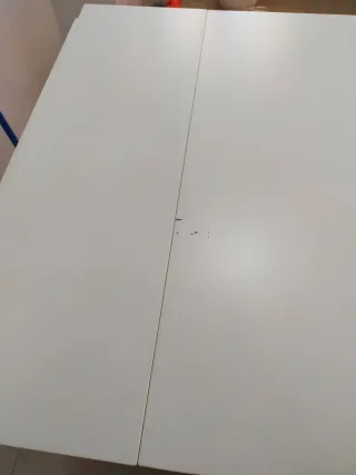 Mesa de cocina extensible Ikea blanca