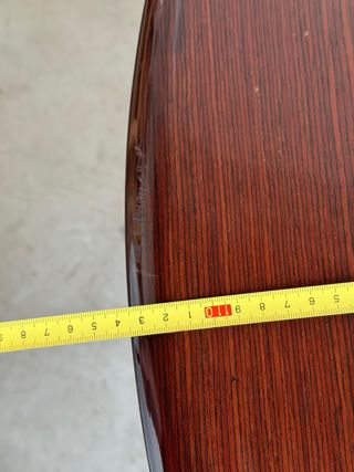 Mesa redonda madera y metal