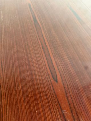 Mesa redonda madera y metal