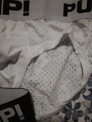 PUMP! Calzoncillos Negro/blanco Talla XXL