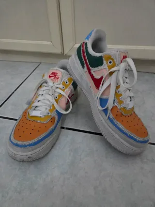 Nike Air Force 1 Multicolor Ottime Condizioni