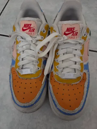 Nike Air Force 1 Multicolor Ottime Condizioni