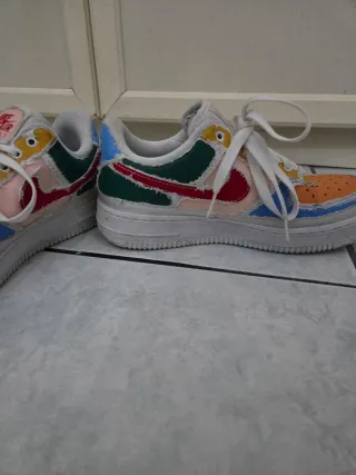 Nike Air Force 1 Multicolor Ottime Condizioni