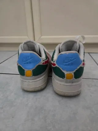 Nike Air Force 1 Multicolor Ottime Condizioni