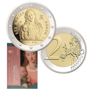 2€ San Marino 2021 Durero / Albrecht Dürer