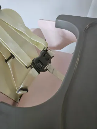 Trona-silla evolutiva Brevi + Accesorios - Rosa