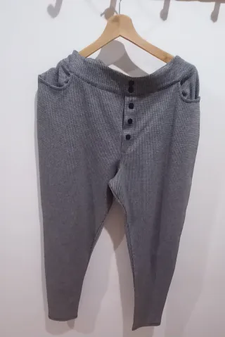 Conjunto Total Look Negro y Gris