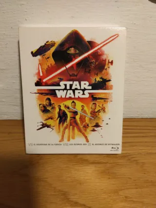 Star Wars Blu-ray Las tres últimas películas skylw