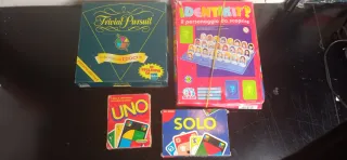 Lotto Giochi: Trivial Pursuit, Uno, Solo, Identiki