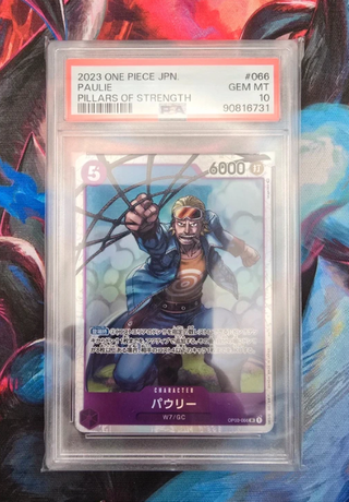 Carta Gradata PSA 10 Paulie OP03-066 One Piece