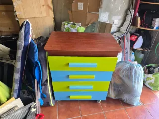 Litera metálica gris con escritorio todo 100€ tv