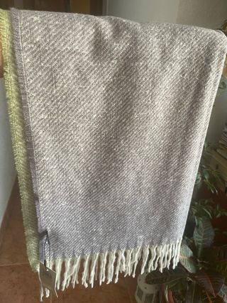 Bufanda Girasol verde y morada