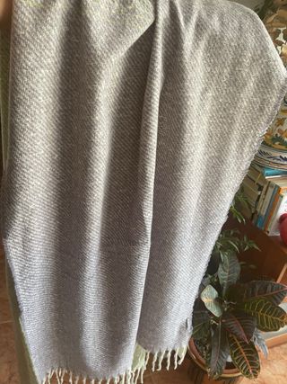 Bufanda Girasol verde y morada